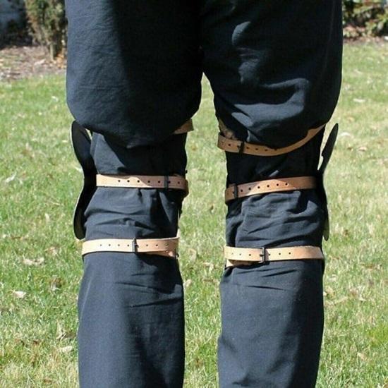 Mittelalterliche Stahlrüstung Knie LARP Cosplay Kostüm SCA Knie 18G Stahl Battle Ready Kostüm Halloween Geschenke