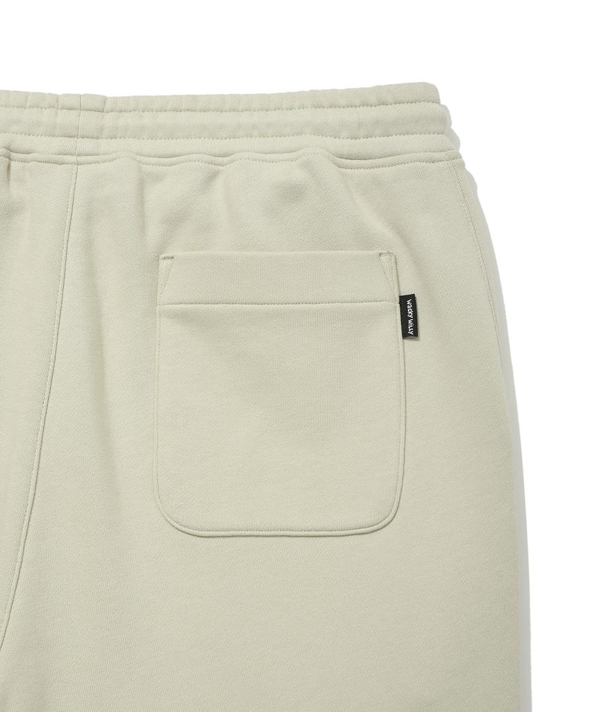 WACKY WILLY Signature Sweat Semi-Wide Pants Light Khaki