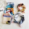 53cm Silk Square Scarf for Women: Elegant Korean Design for Spring, Summer, Autumn - Fashionable Digital Print Headscarf