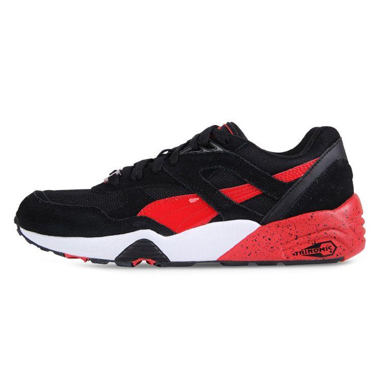 

Puma R698 Block Fashion Повседневные Низкие Кроссовки Унисекс Черный Красный 360030-02 35.5
