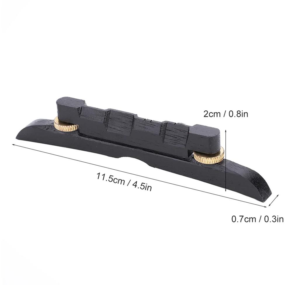 High Quality Adjustable Ebony Bridge For Mandolin Musical Accessory