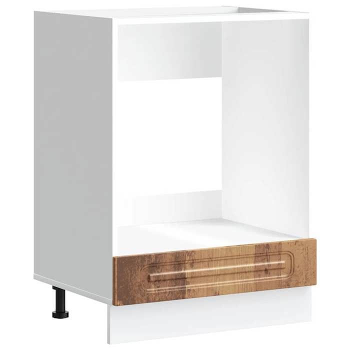 VidaXL Armoire à four Kalmar vieux bois bois d'ingénierie, unité de four, armoire de four de cuisine, unité de base de four, 853525