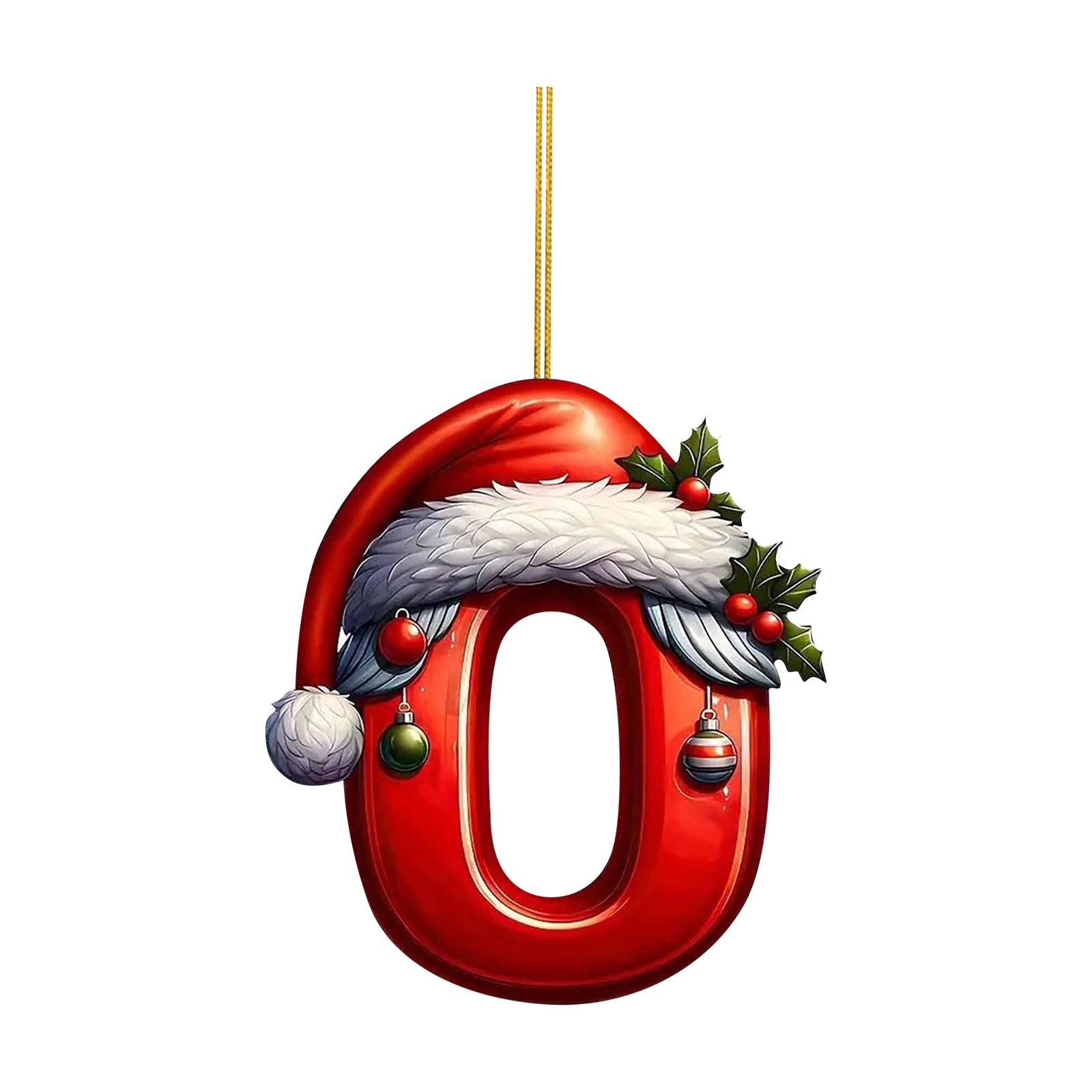 

2D Christmas Decoration Pendant Christmas Tree Tag Theme Party Crafts Ornament One Size