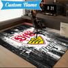 Custom Name Stuttgart Crest Art Rug Game Carpet, Floor Mat for Bedroom Living Room Entryway Rug, Home Decor Idea Gift for Christmas birthday