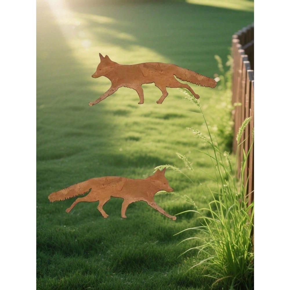 Metal Animal Garden Stakes Set for Halloween Christmas Outdoor Yard Decor Patio Lawn Ornament Unique Holiday Gift