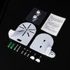 Glue Base L Shaped PTZ Camera Wall Mount Bracket Nail Free Easy Fix for Offices Living Rooms or Entrances