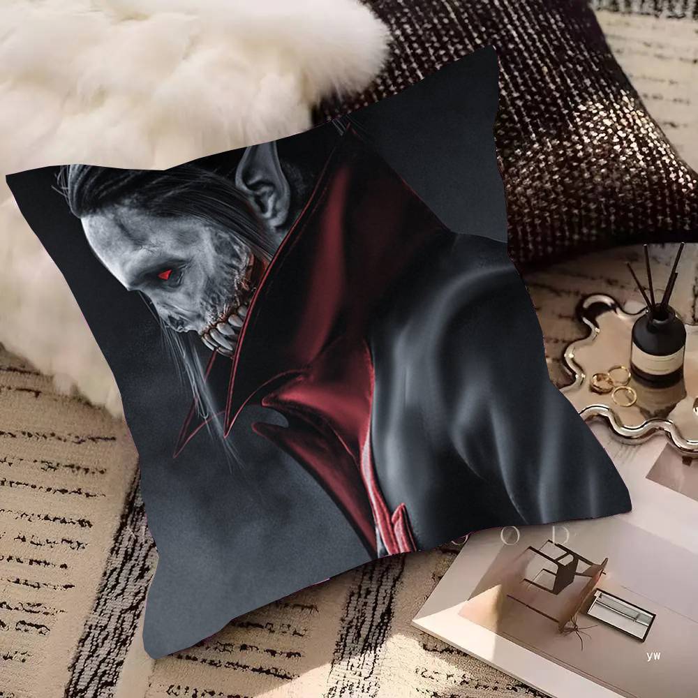 Morbius Movie Pillow Case Square Pillow Bedroom Sofa Leisure Comfort Cushion Home Decoration