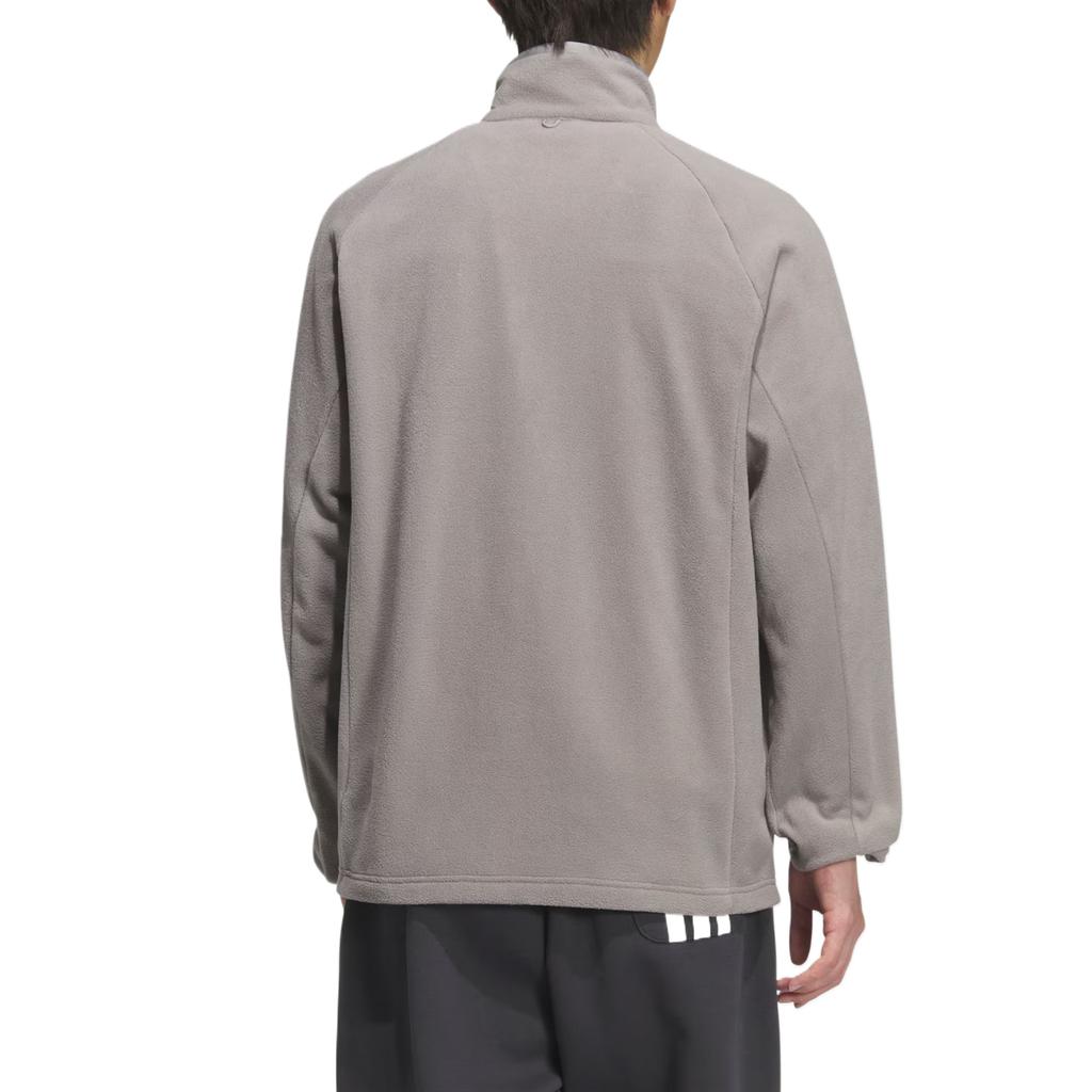 Adidas Velvet Jackets Unisex Gray Turtleneck Moderate KF5238