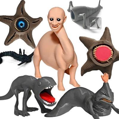 Bloop Sea Monster 3D Printed Flexible Articulated Fidget Toy – Sea Eater Deep Sea Creature Collectible, Stress Relief Desk Toy