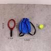 Miniature Outdoor Tennis Racket Dollhouse Ornament