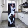 Refrigerator Wallpaper Vinyl Sticker Self-adhesive Fridge Door Cover Decal Landscape Flower Cat Cartoon Art Mural Kitchen Wardrobe Renovation Poster