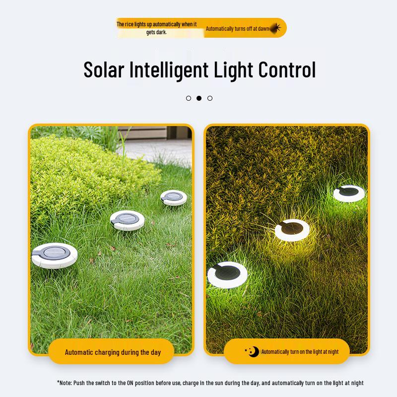 Waterproof Solar Garden Lights for Outdoor Balcony Decoration - Night Stairway and Step Atmosphere Lighting