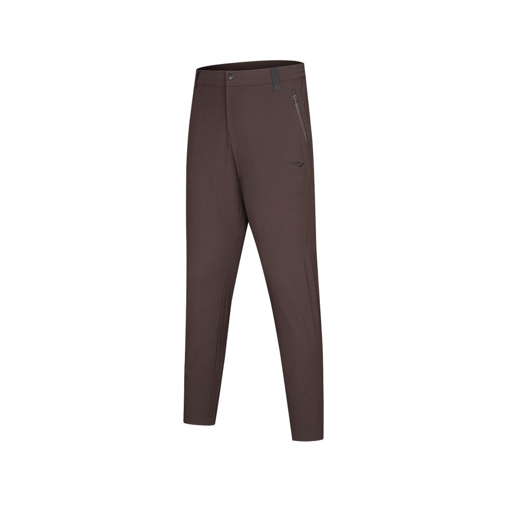 SAUCONY Star Trail Roaming Woven Lace-Up Mid-Rise Solid Color Casual Pants Men Pants SA2269WP13L-CO087