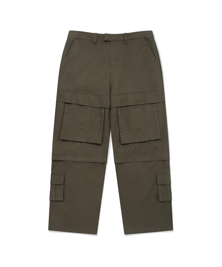 PHYSICAL DEPARTMENT Detachable Big Cargo Pants Khaki
