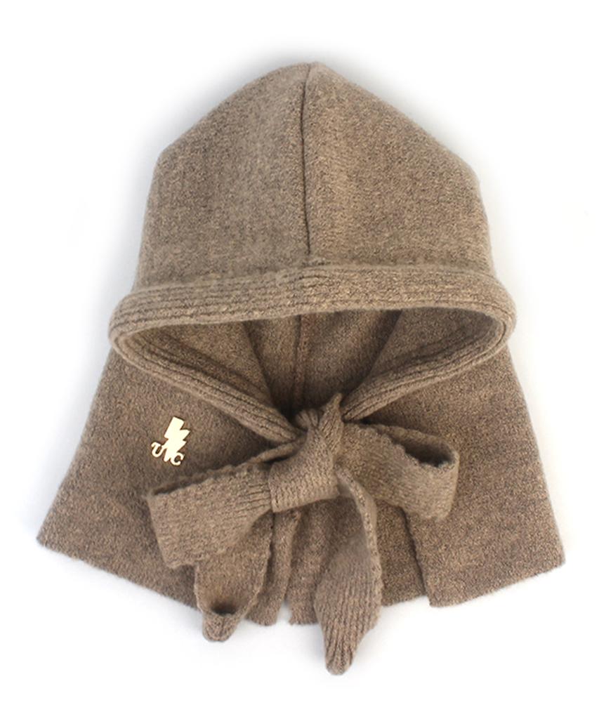 Yunibeosyeolkemiseuteuli Wool Strap Beige Open Balaclava
