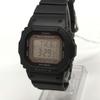Used New CASIO BABY-G Digital Watch BGD-5650-1JF With Warranty Casio Digital Black Watch Square