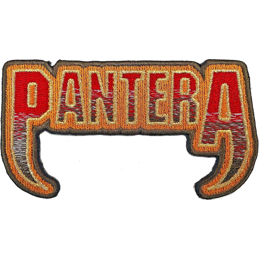 Pantera Logo Colți Iron On Patch