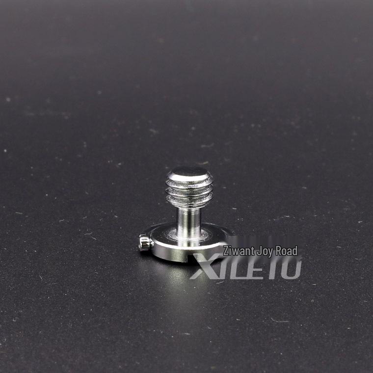 Stainless Steel Quick Release Camera Tripod Plate with 3 Screws and Belt Mount