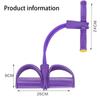 4 Resistance Bands Fitness Elastic Pull Ropes Exerciser Belly Home Gym Sport Elastic Bands for Workout Fitness Equipment