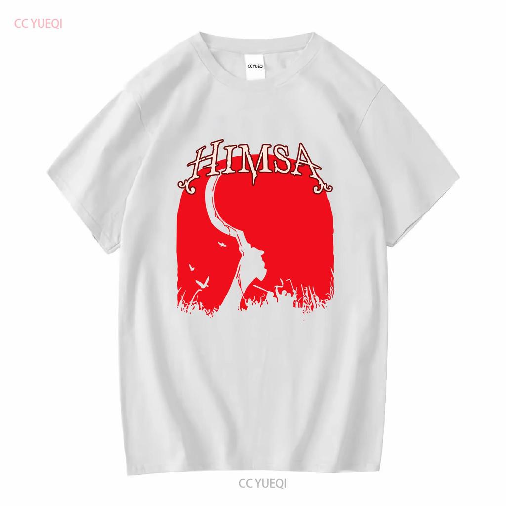 VTG Himsa Band T Shirt Size XL Y2K Metal Metalcore long or short sleeves vintage Washed graphic Comfortable Slightly Stretched
