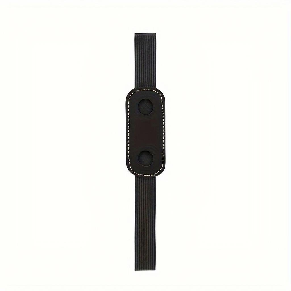 Single Leather Pen Sleeve with Elastic and Pen Clip - Portable Case for Notebooks and Pens