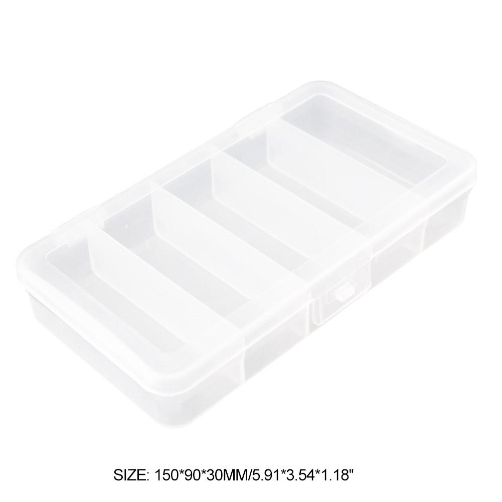 5/48 Grid Compartment Plastic Storage Box Jewelry Earring Box Bead Screw Container Home Storage Case Display Organizer Container