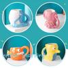 Funny Pink Octopus Ceramic Coffee Mug with Tentacle Handle Handcrafted Novelty 3D Coffee Cups Unique Birthday Gift for Friends
