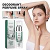 Ouhoe Green Tea Underarm Deodorizing Spray: Underarm Body Odor Removal, Body Deodorizing, Antiperspirant, Light Fragrance Portable Spray