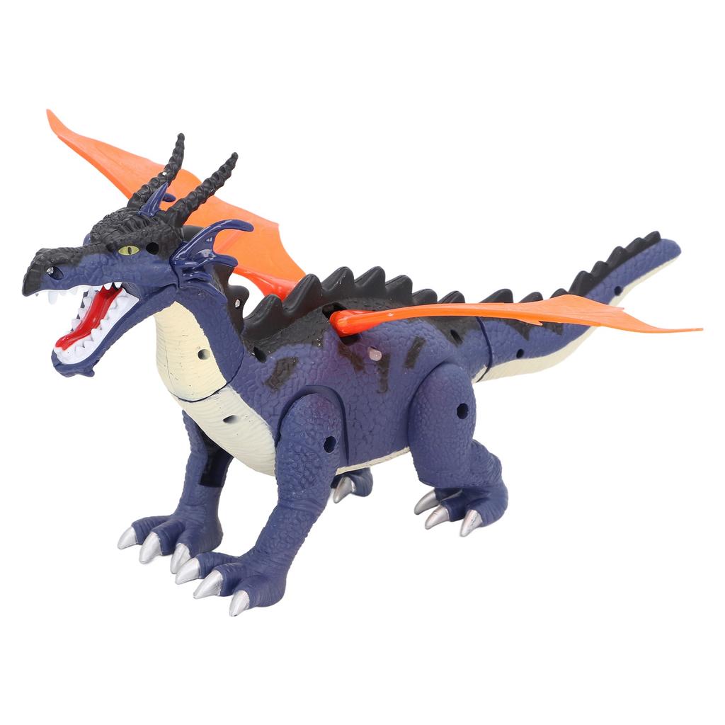 Electric Walking Dinosaur Toy Kid Home Funny Sound Light Dragon Toy with Simulated Flame Spray