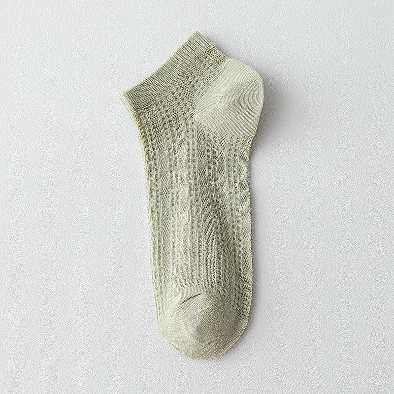 Spring and summer lightweight pure cotton children's mesh net breathable socks