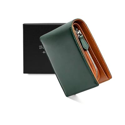 Tochigi Genuine Large YKK Coin Crafted by Skilled Japanese Foldable Gift Box Perfect for Day or Birthday [Bluesay] Men's Bi-fold Wallet, Leather,