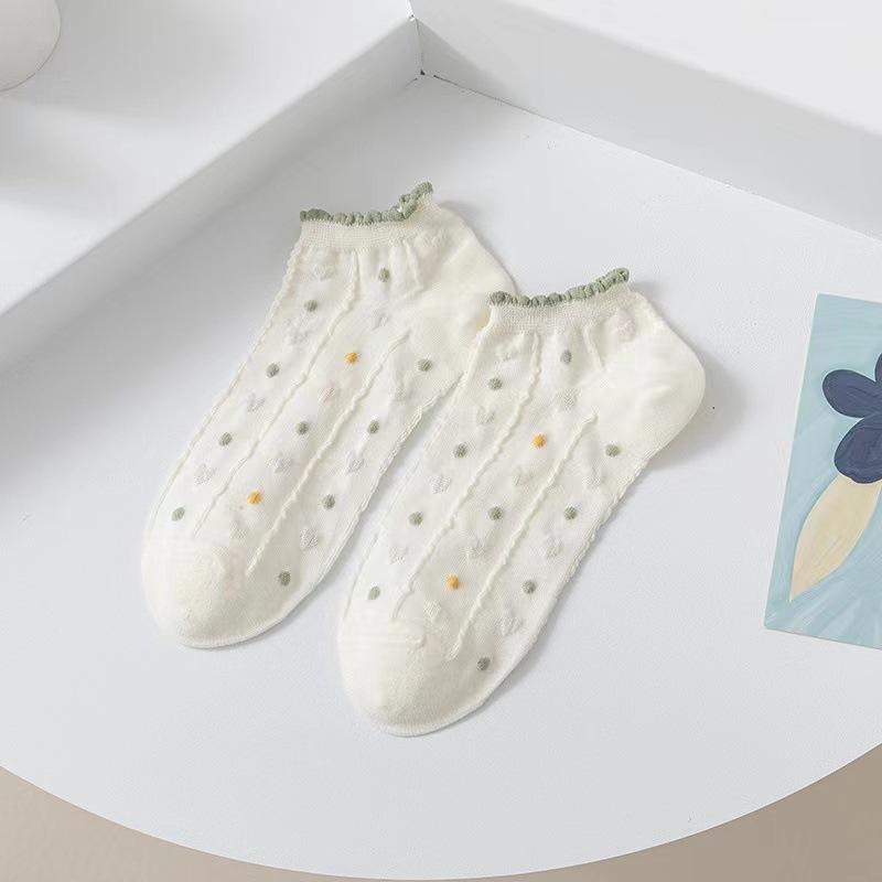 Women's Short Socks, Shallow-cut, Instagram, Trendy and Cute Japanese Spring and Autumn Style Low-top Short Socks, Summer Boat Socks