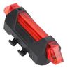 USB Rechargeable Bicycle Tail Light Cycling Rear LED Warning Light Cycling AccessoryRed