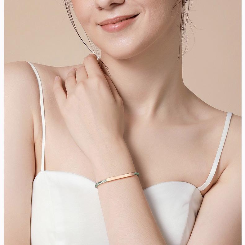 Couple Bracelet Hand Rope Gift Simple Woven Bracelet Commemorative Valentine's Day Gift