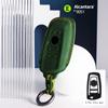 Alcantara Car Key Case Cover For BMW 1 2 3 5 7 Series X1 X3 X5 X6 F15 F16 F20 F22 F30 F32 G30 Keychain Auto Accessories