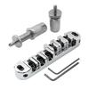 Musiclily 10.3mm Guitar Roller Bridge for LP/SG and Les Paul Electric Guitars, Chrome