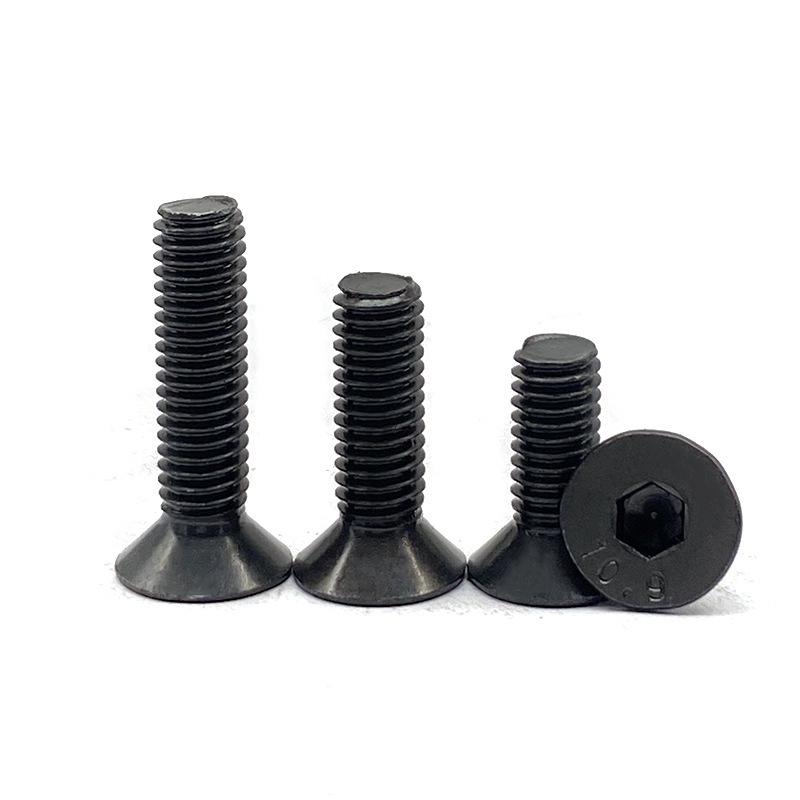Imperial Hardened Countersunk Hex Socket Cap Screws, Grade 10.9, Flat Head Bolts (Sizes: 3/16, 1/4, 5/16, 1/2)