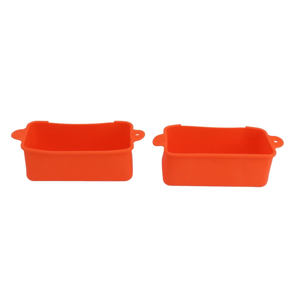 2 Pièces Doublures de Tasse à Graisse en Silicone Réutilisables Doublures de Bac d'Égouttement Silicone Récupérateur de Graisse Arrière pour Plaque de Cuisson