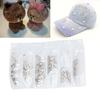   Colorful   Glass Nail Art Rhinestons Decoration Costumes Material Package(Silver)