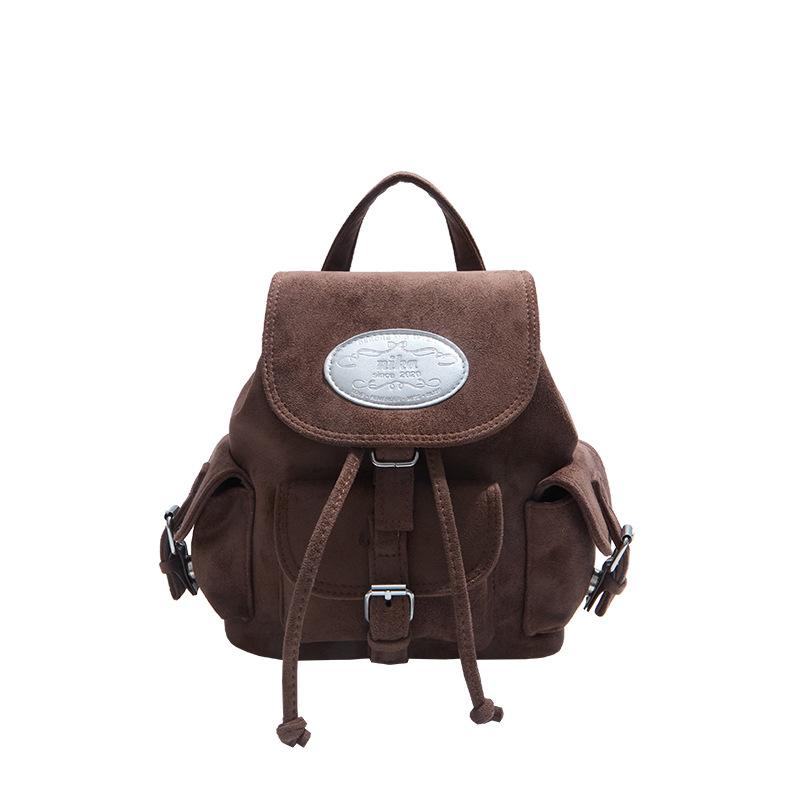 New Korean version of casual simple wind small backpack backpack women travel light travel nylon student schoolbag