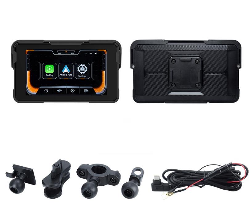 

Portable 5 inch IP67 Waterproof Motorcycle GPS Navigation Wireless Carplay Android Auto Motorcycle Navigation Display Screen