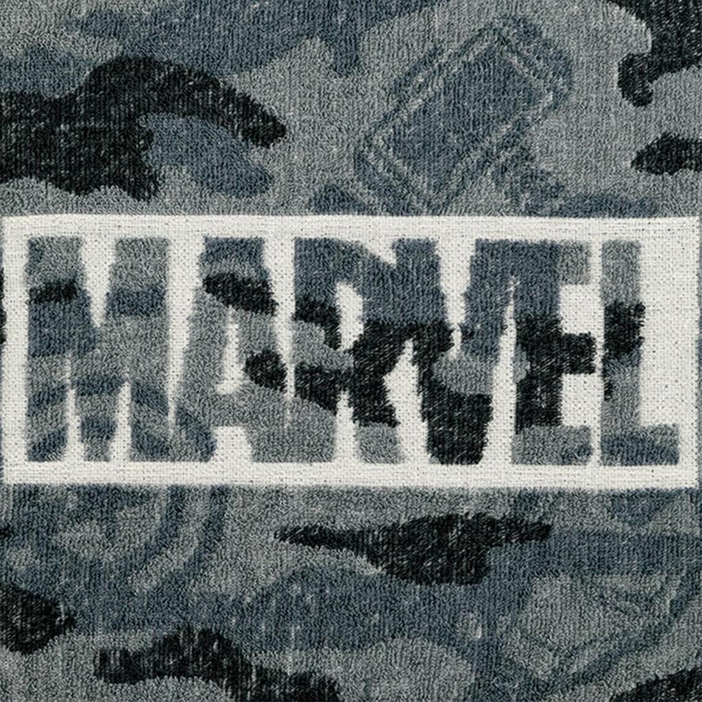 Marushin Face Towel Marvel Logo Camouflage Logo 34x80cm Cotton 2505022600 100%