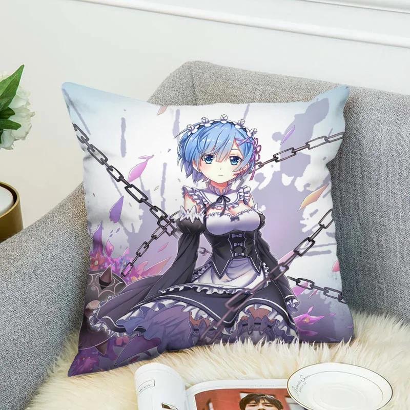 Pillowcases for Pillows Anime Pillow Cover 40x40 Pilow Cases Decorative Cushion Covers Pillowcase Cushions Home Decor Sofa