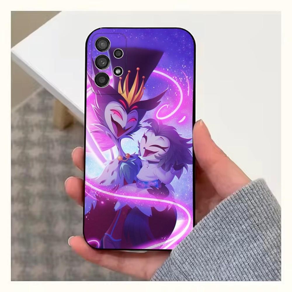 Anime H-Helluva B-Boss Phone Case For Samsung S25,S24,S23,S22,S20,S21,S10,Ultra,Plus,Lite,FE,Soft Silicone Black Cover