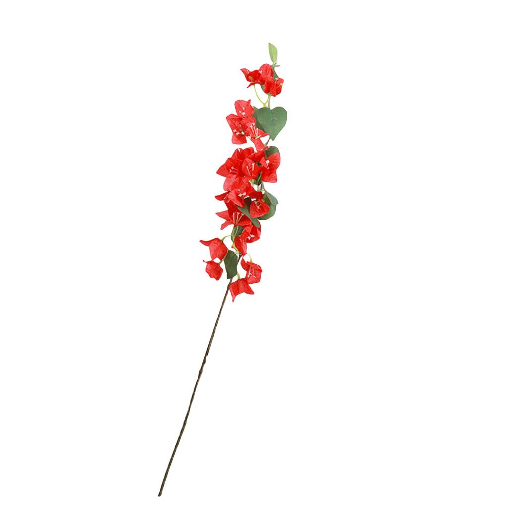 Artificial Bougainvillea Flower Stems Silk Long Branches Full Blossoms For Home Wedding Table Centerpiece Event Indoor Outdoor Decorations