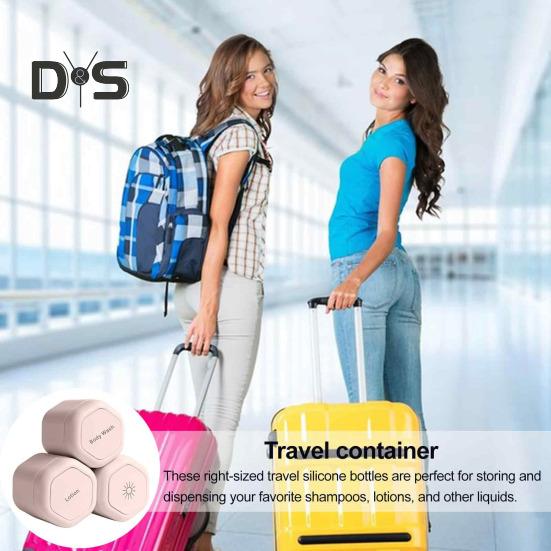 3 szt. Pojemniki podróżne Duża pojemność Odporne na wycieki Lekkie Przenośne Magnetyczne Pudełka do przechowywania szamponu i odżywki