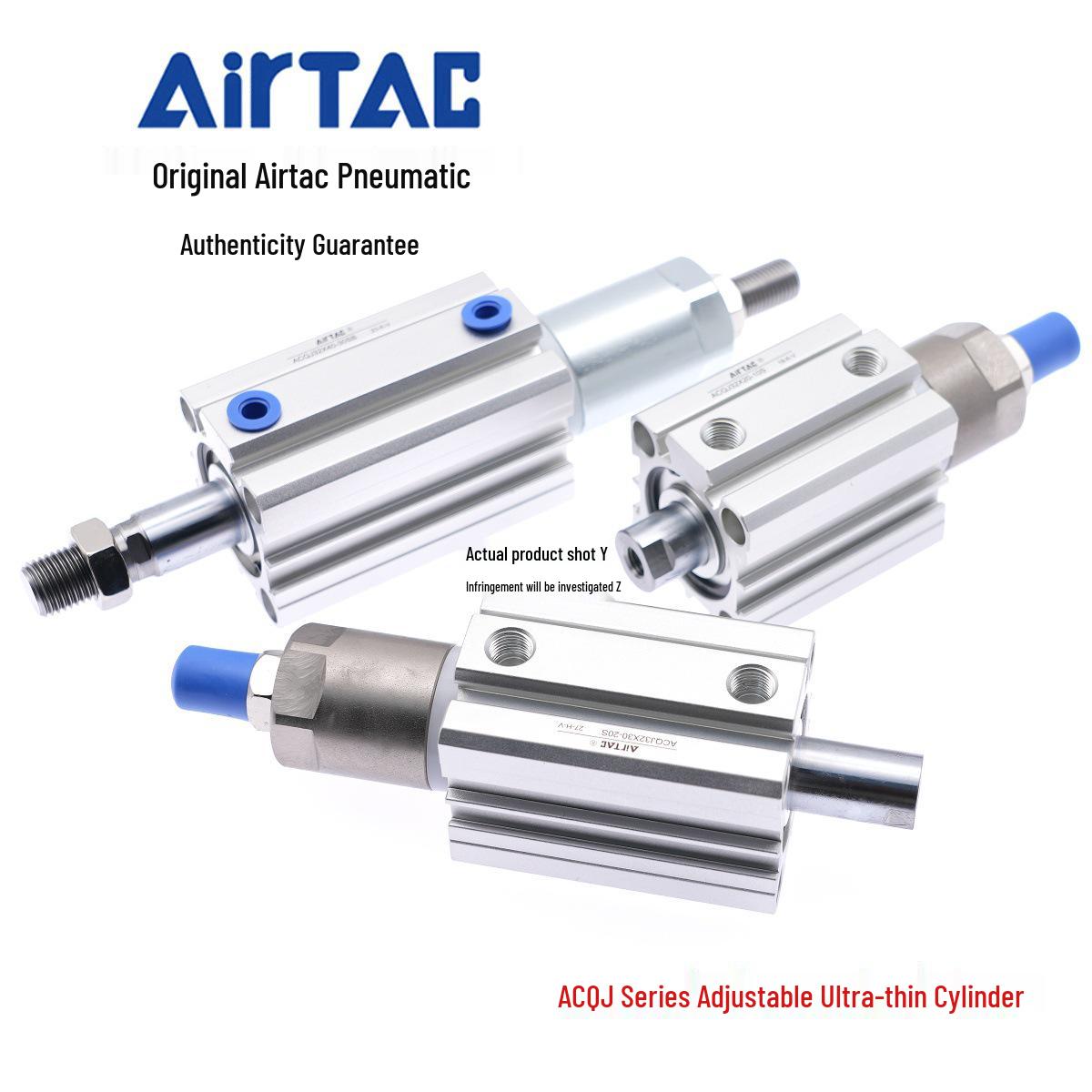 

AirTAC Slim Cylinder ACQJ32 Series (70-100mm Stroke) -B external thread, same price, note