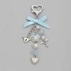 Y2K Fashion Acrylic Keychain Flower Star Love Bow Strawberry Pendant For Student Women Bag Backpack Accessories