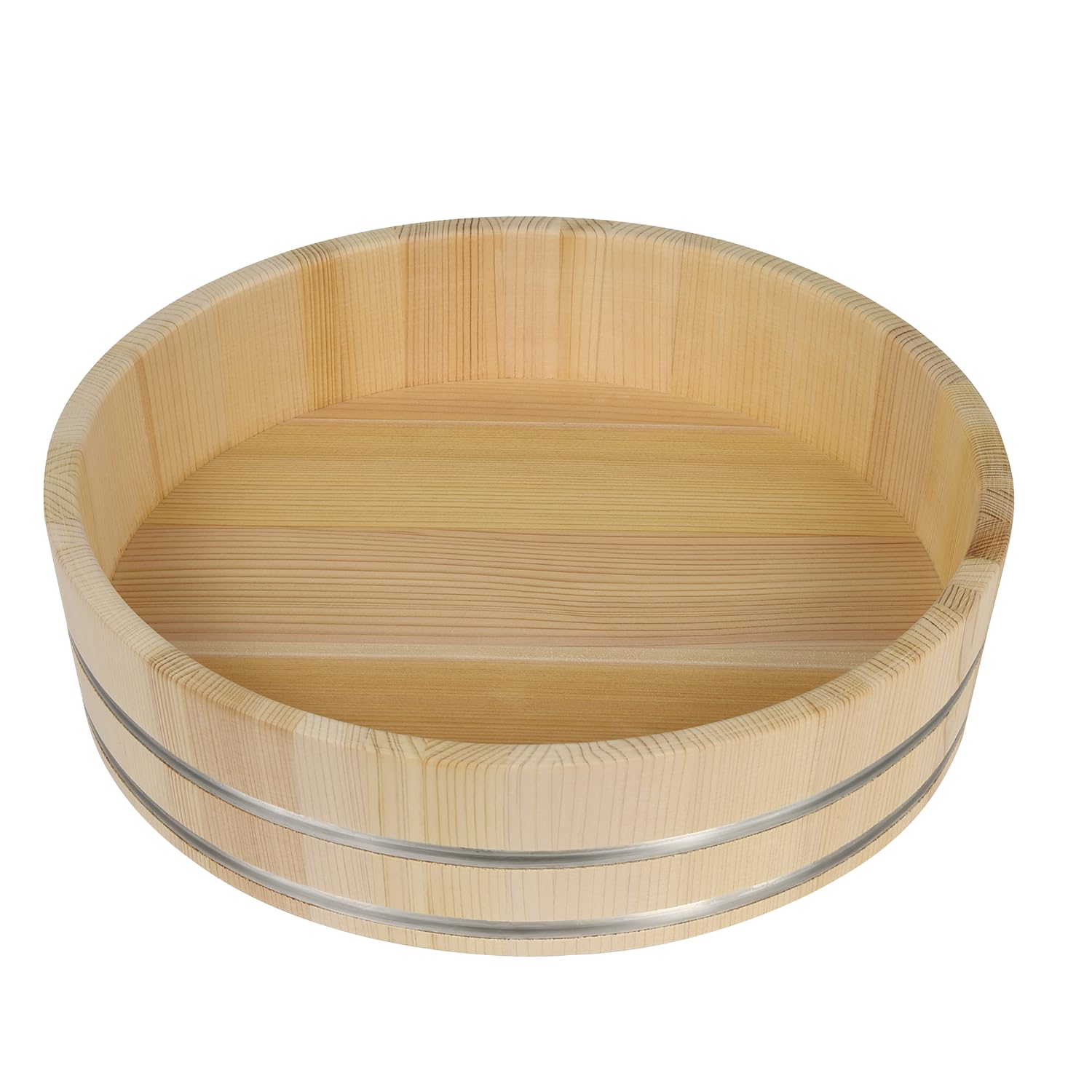 

[Hino] Kiso Sawara Rice Bowl, 30cm, Wooden Sushi Tray, Made in Japan