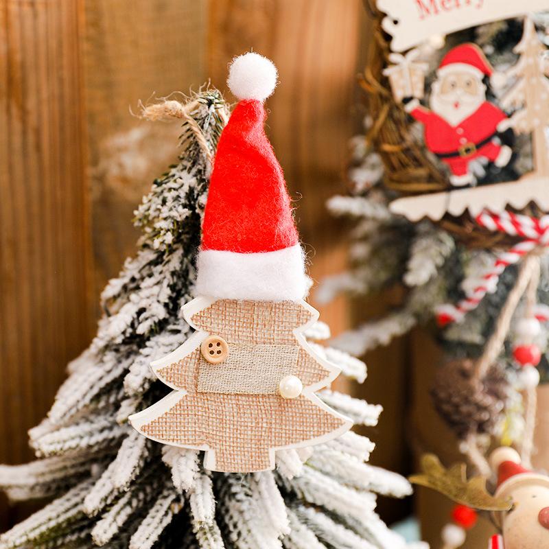 Christmas tree decoration, five-pointed star pendant, elk snowflake pendant, Christmas decoration scene, Christmas trinkets